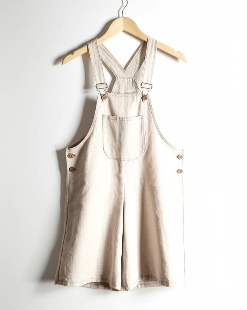 Detailed view of natural fiber garment